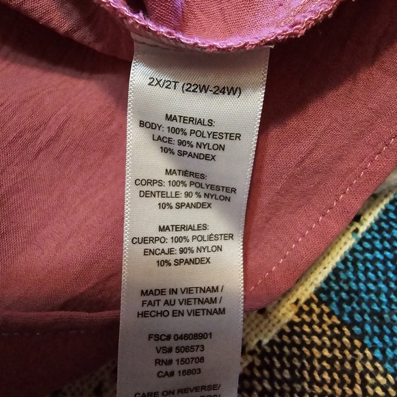 Studio 1886 Blouse with lace detail - Picture 4 of 5